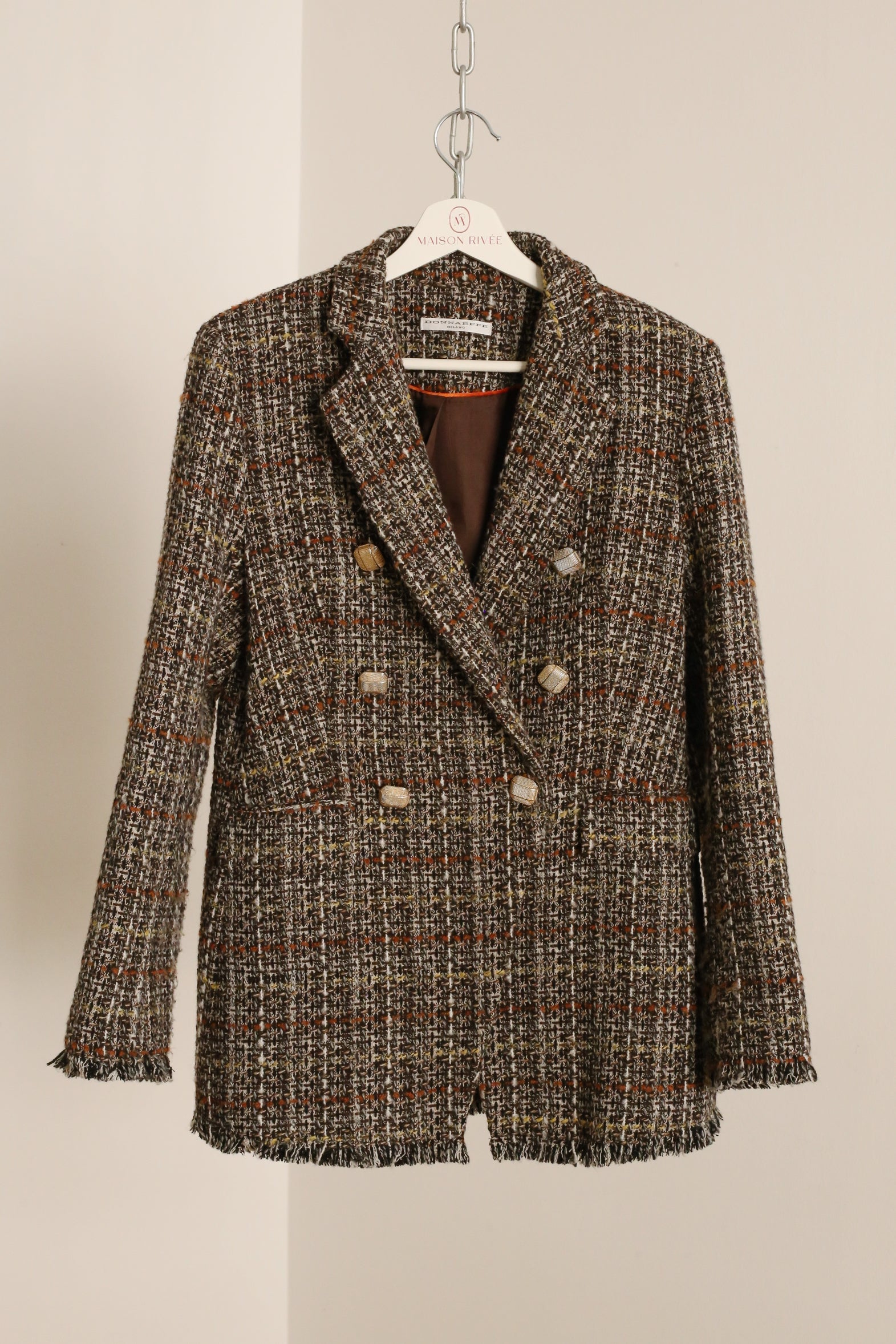 アイテムのご紹介「MELANGE MASU 20AW MELANGE TWEED BAL COLLAR COAT 