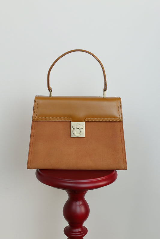 Vintage Ferragamo Tasche im Kelly-Stil