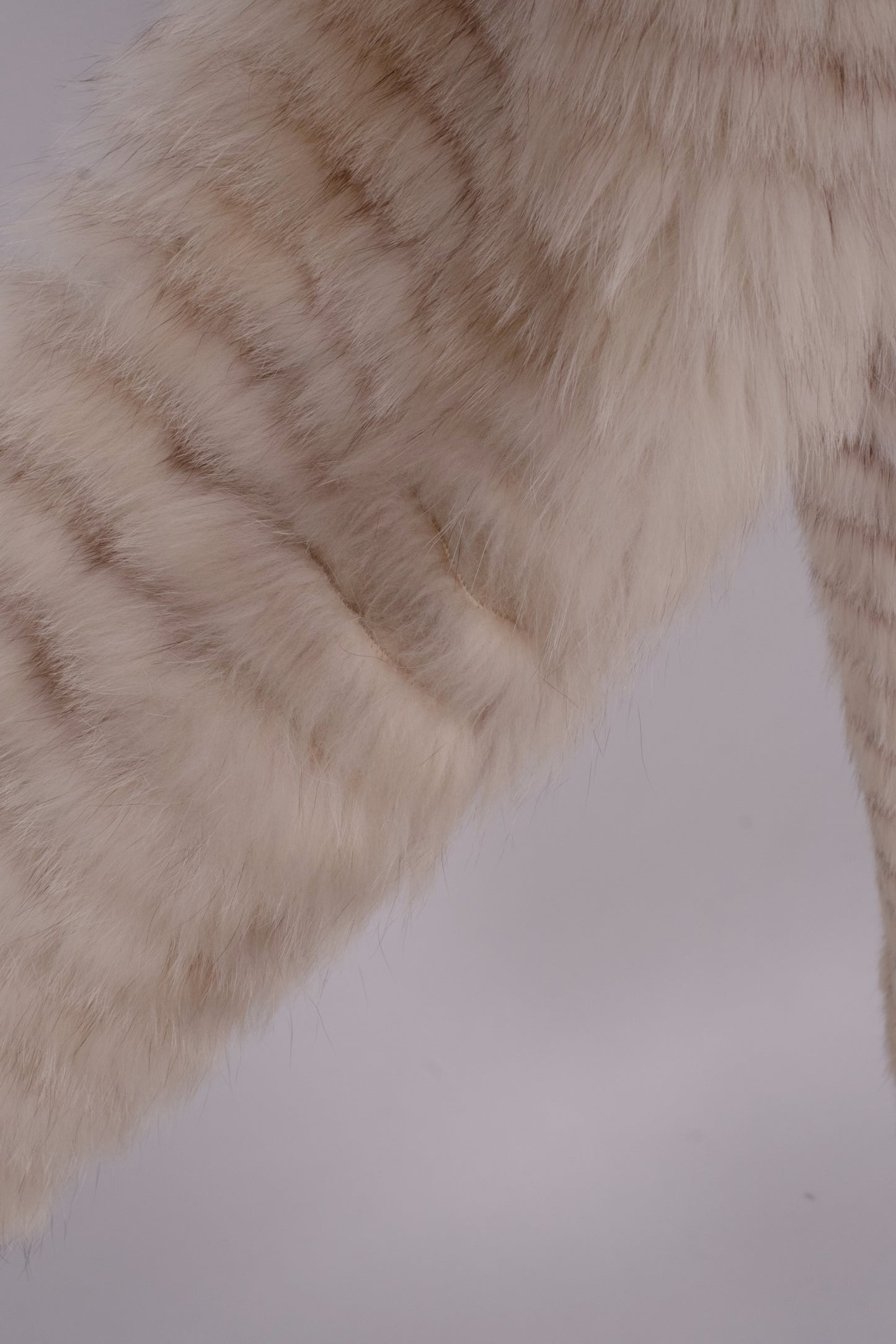 Vintage Silver Fox Fur Coat “Saphira”