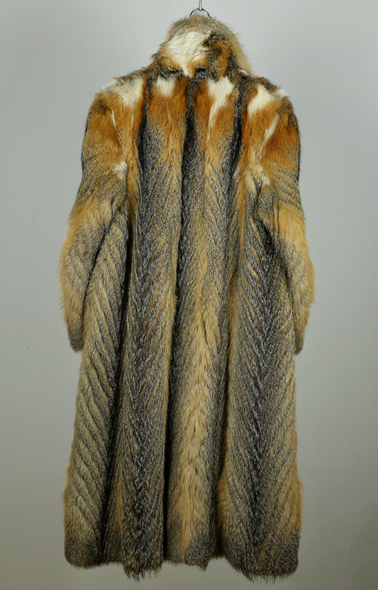 Vintage Golden Fox Coat “Elida”