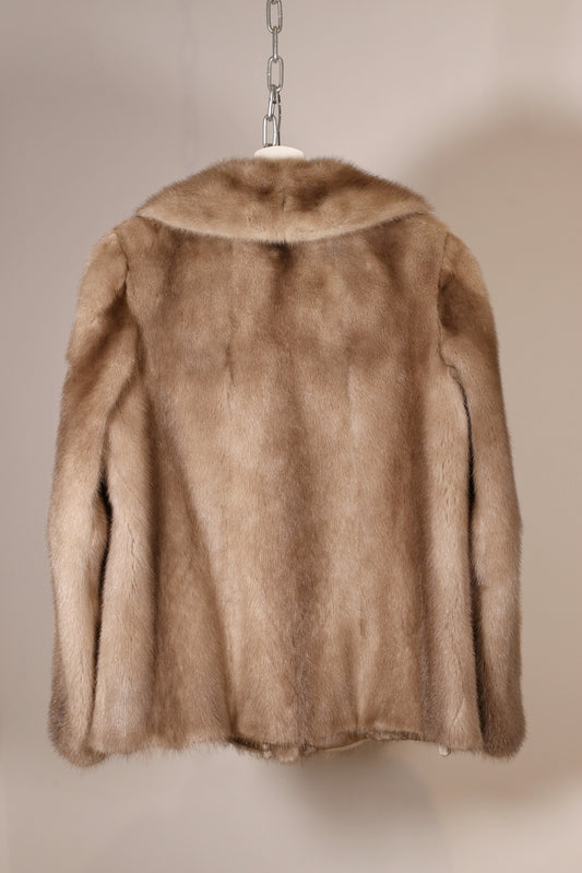 Grey-Toned Saga Mink Jacket "Merve"