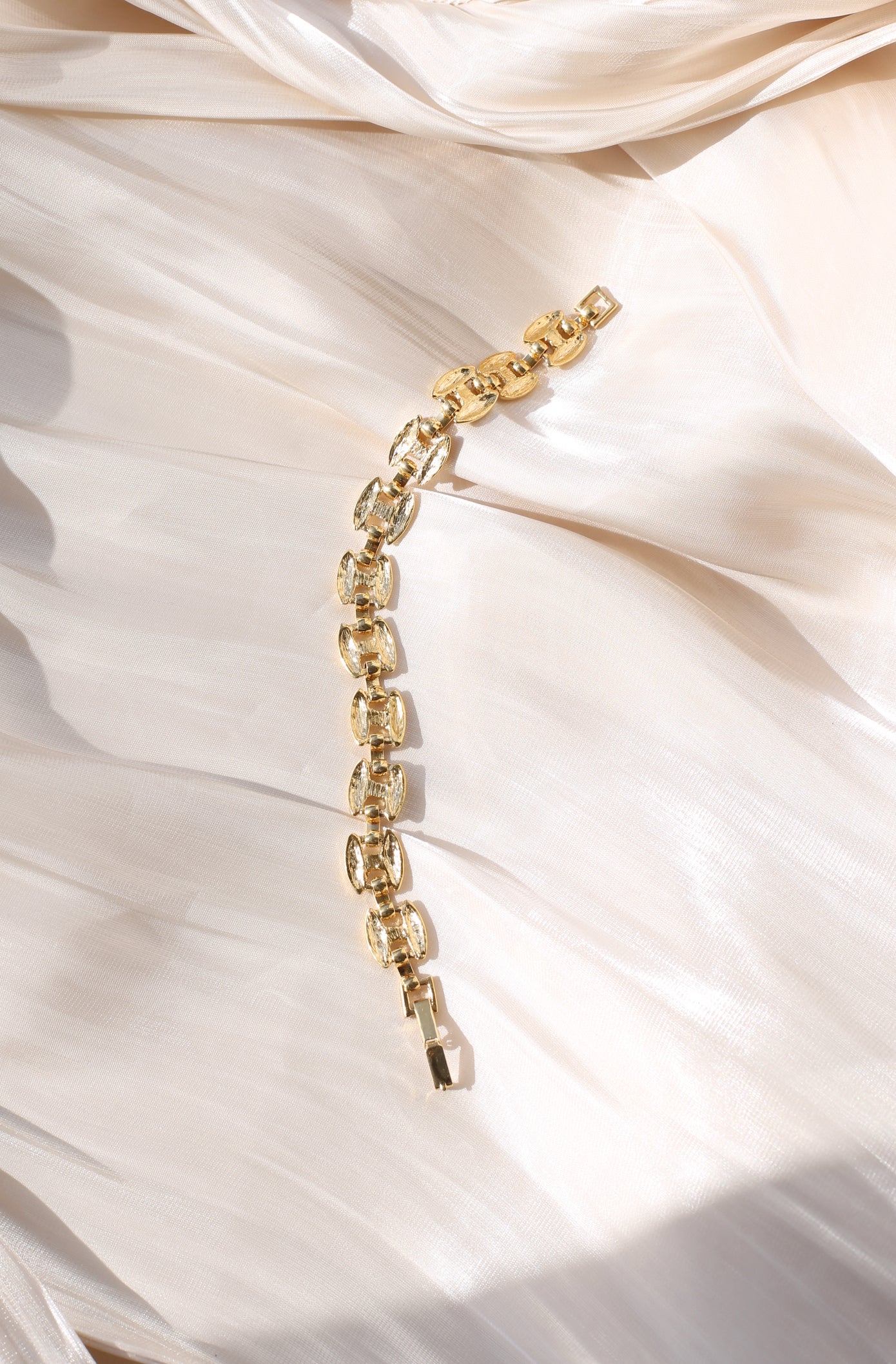 Mireille Vintage Crystal Link Bracelet