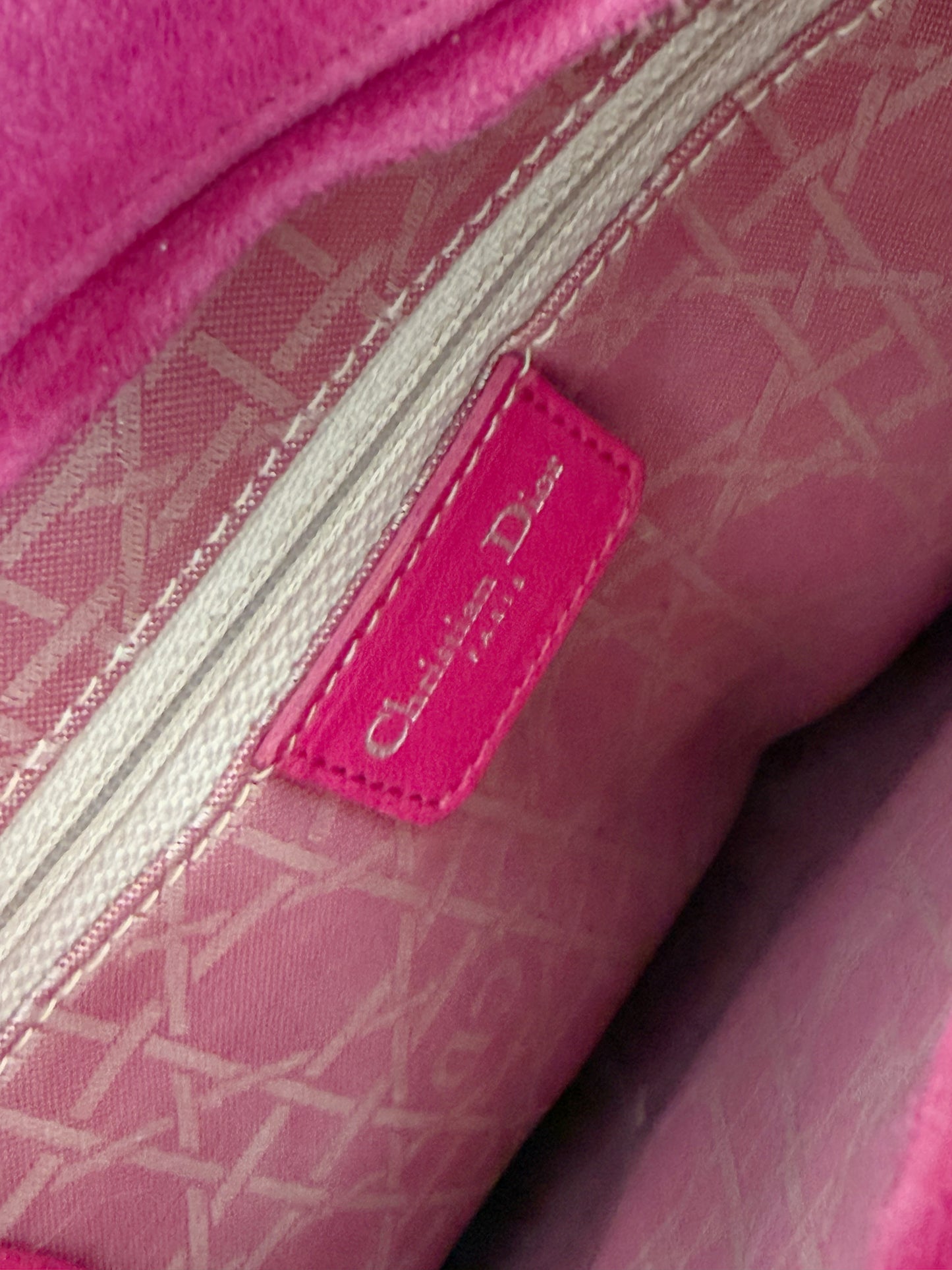 Vintage Lady Dior in bright Pink