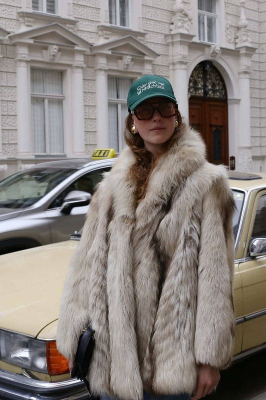 Vintage Raccoon Fur Jacket “Iris”