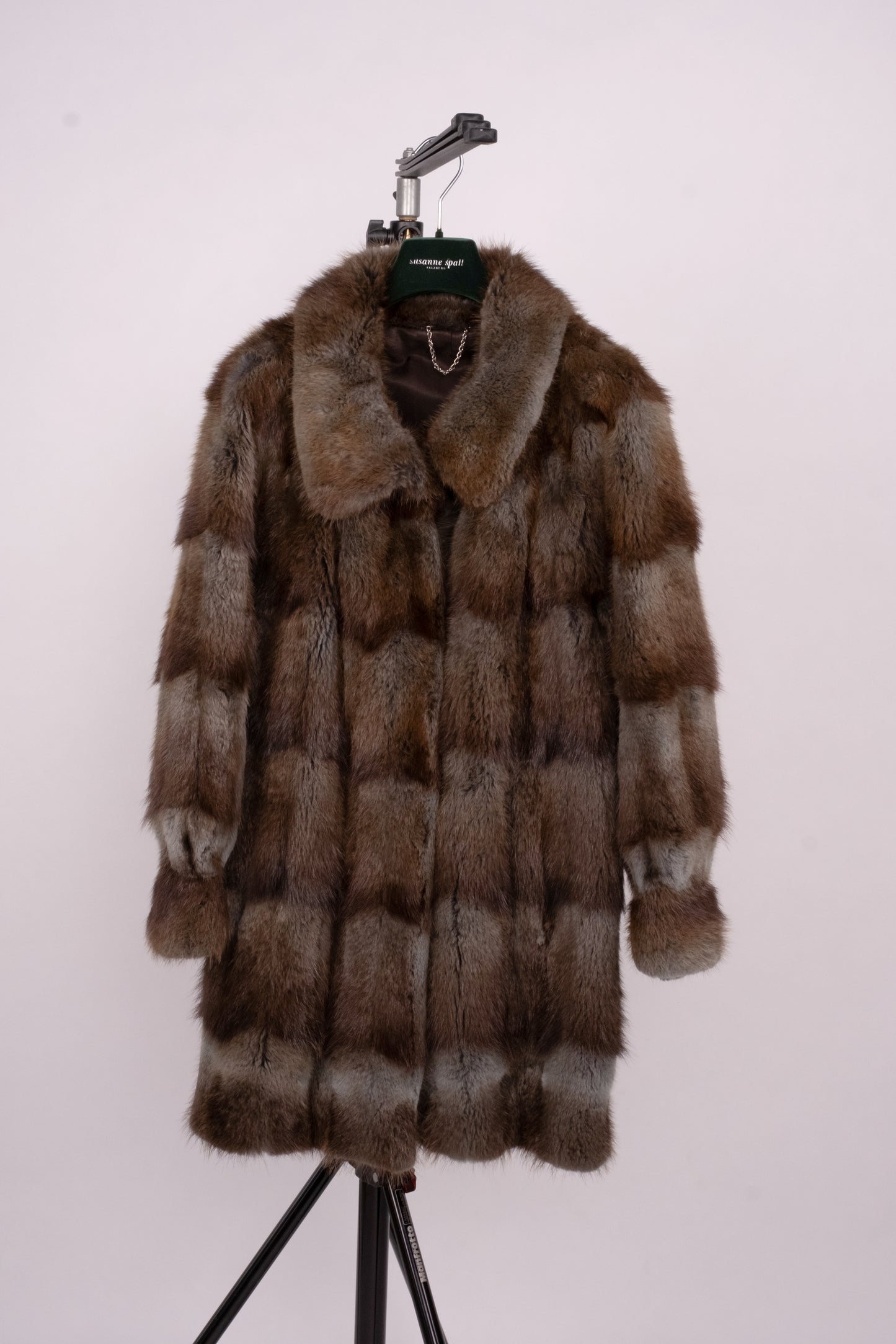 Classic Silver-Brown Mink Coat "Vanessa"