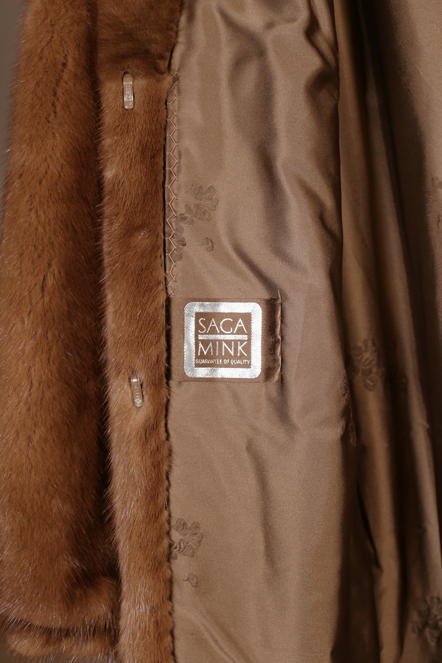 Vintage Nutria-Mantel "Rania"