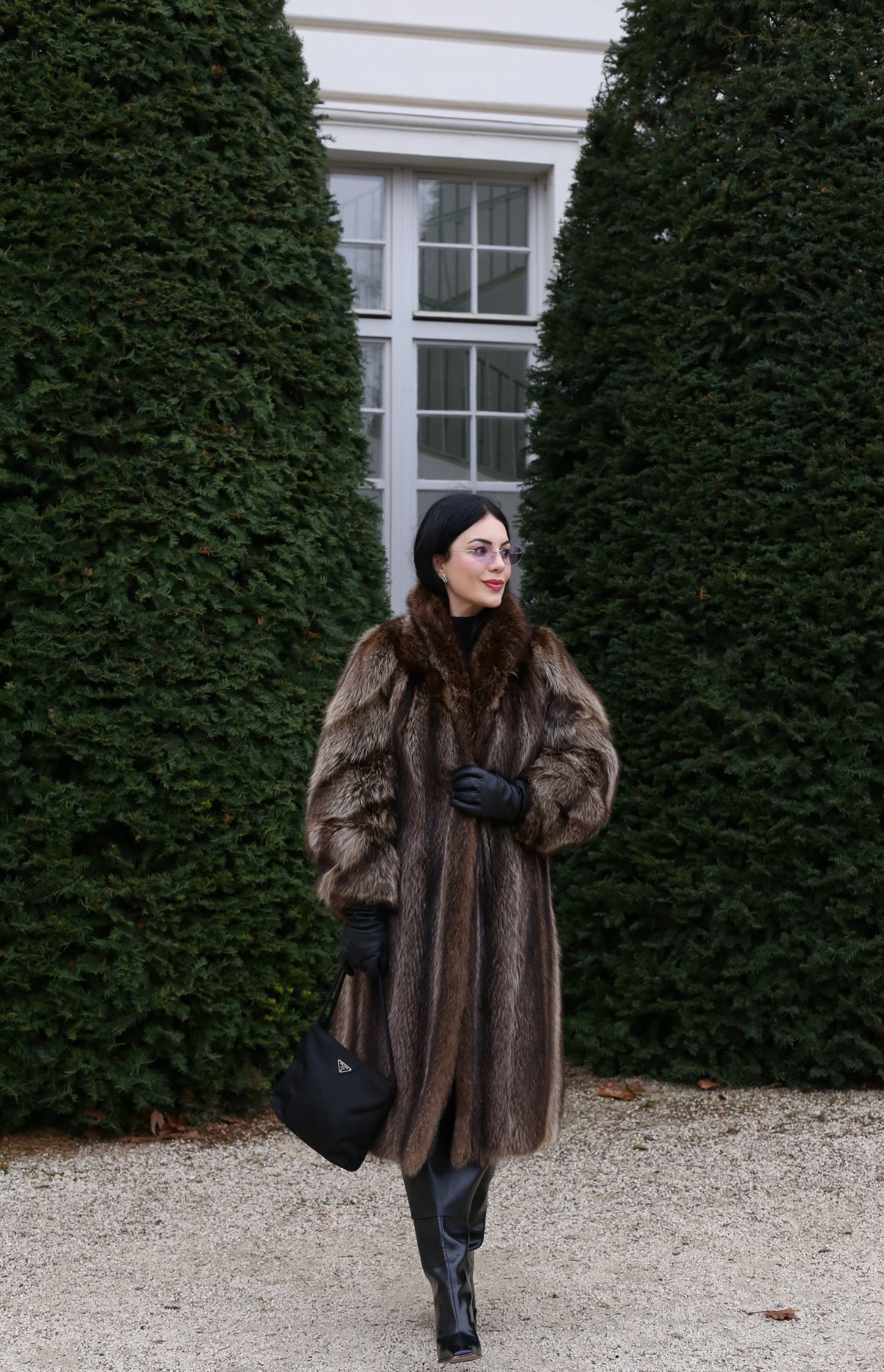 Vintage Waschbärmantel "Hannah" 