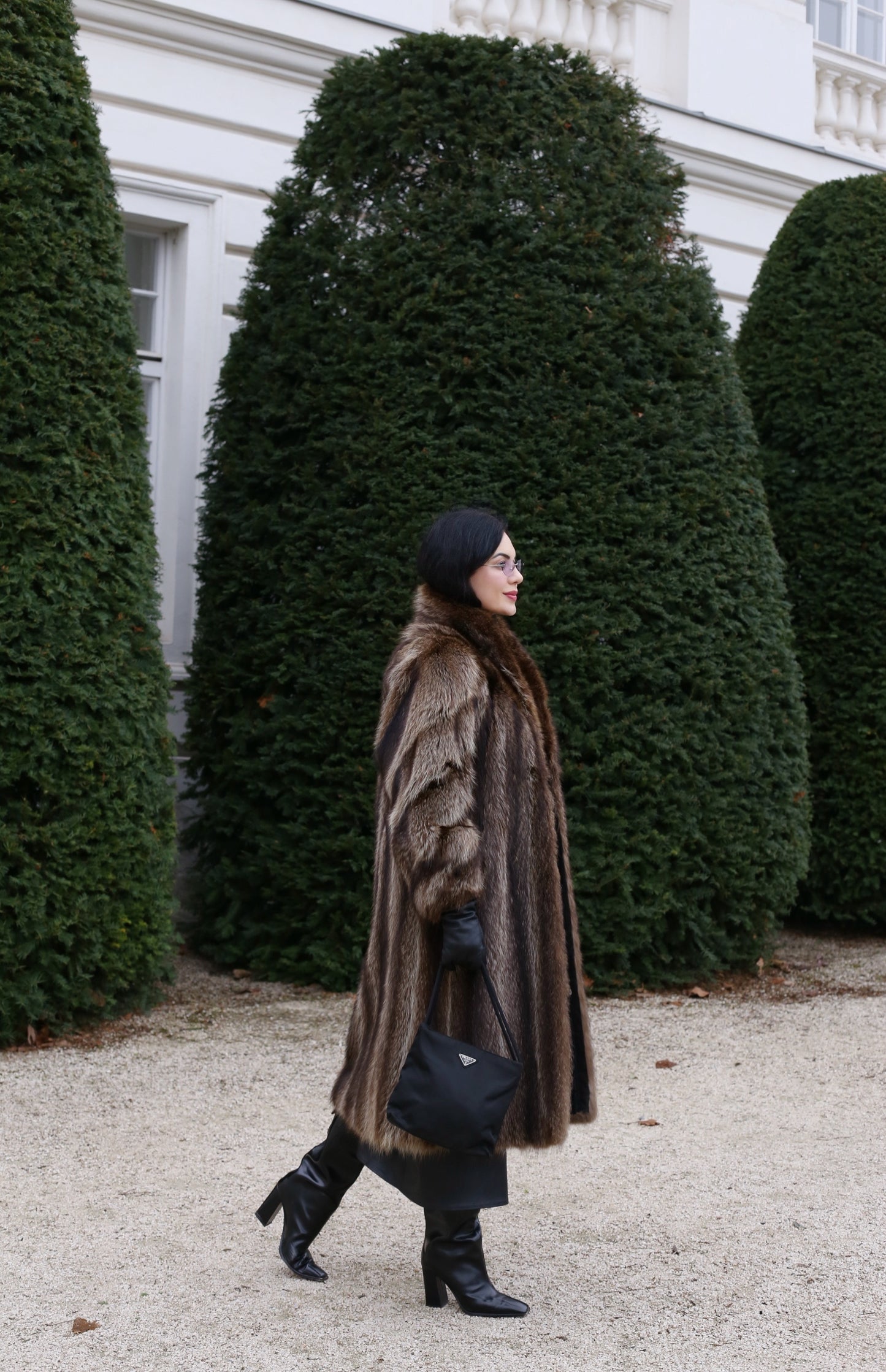 Vintage Waschbärmantel "Hannah" 