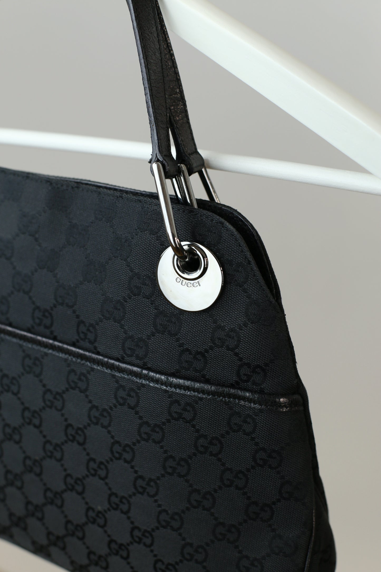 Vintage Gucci GG-Logo-Canvas Bag from the late-1990s