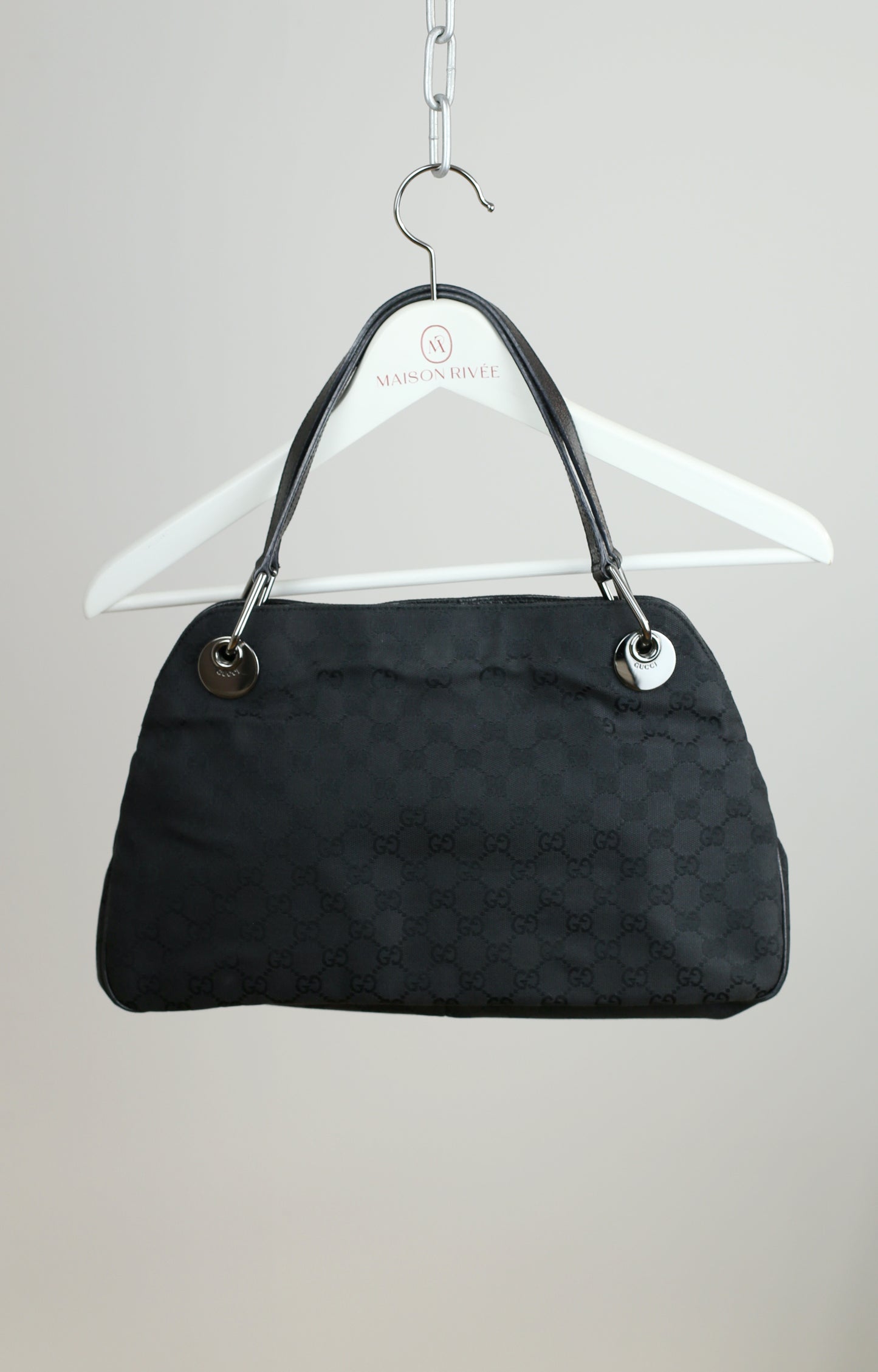 Vintage Gucci GG-Logo-Canvas Bag from the late-1990s