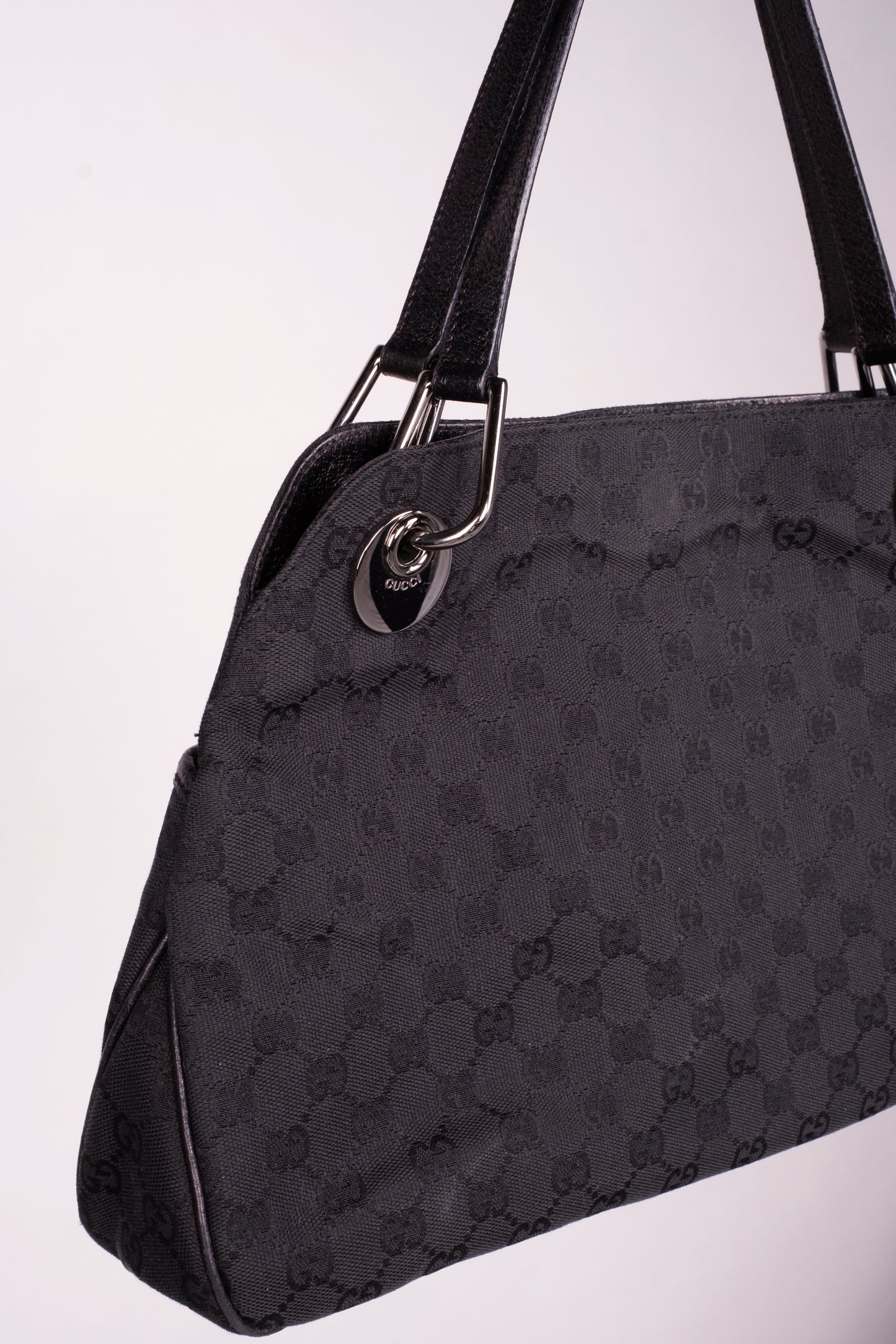 Vintage Gucci GG-Logo-Canvas Bag from the late-1990s