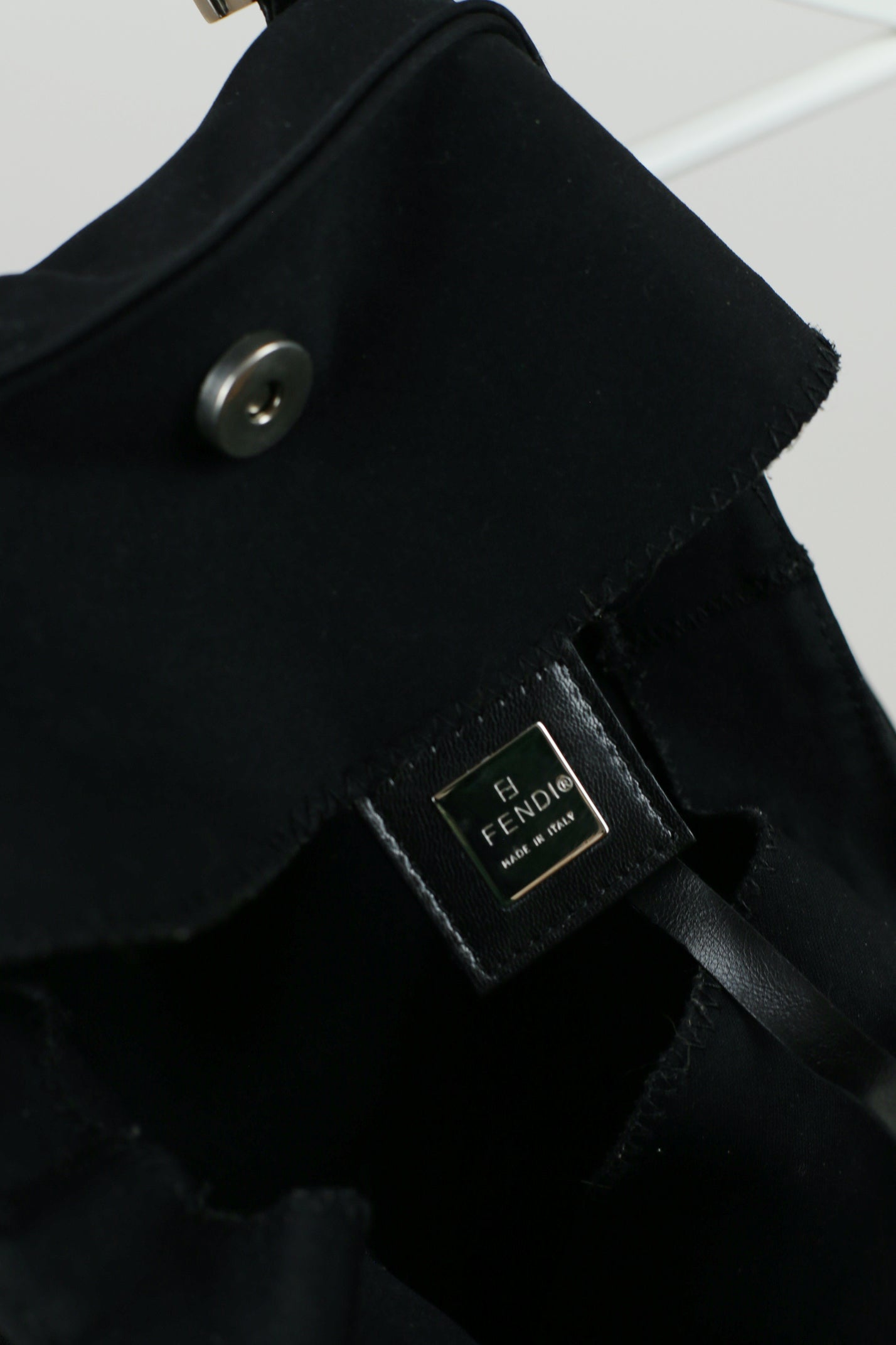 Vintage Fendi Soft Black Handbag