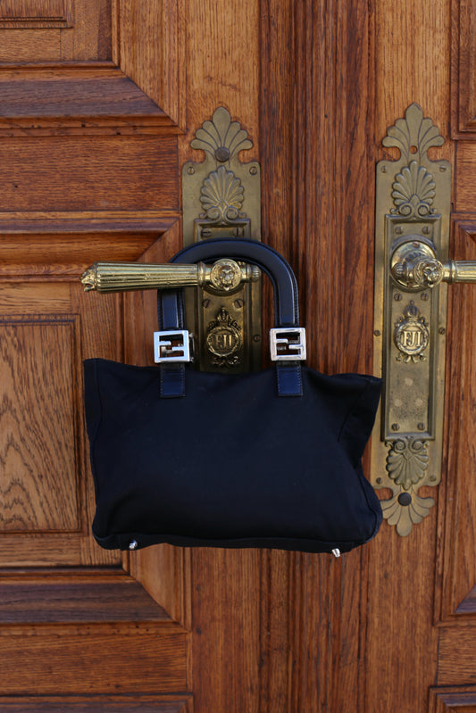Vintage Fendi Soft Black Handbag