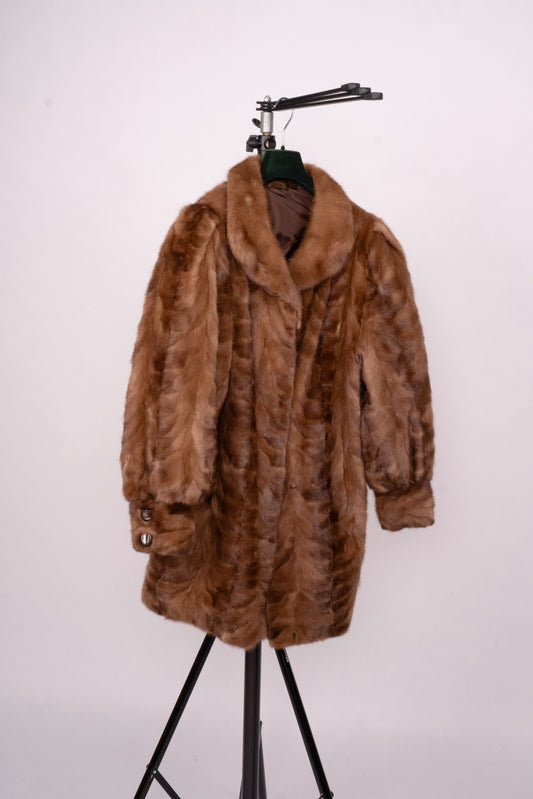 Vintage Mink Fur Coat "Greta"