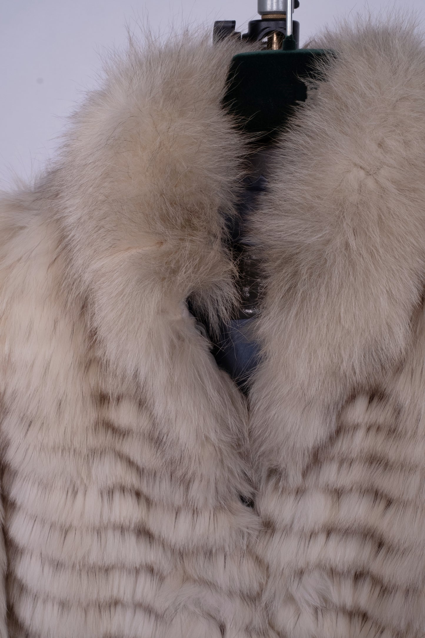 Vintage Silver Fox Fur Coat “Saphira”