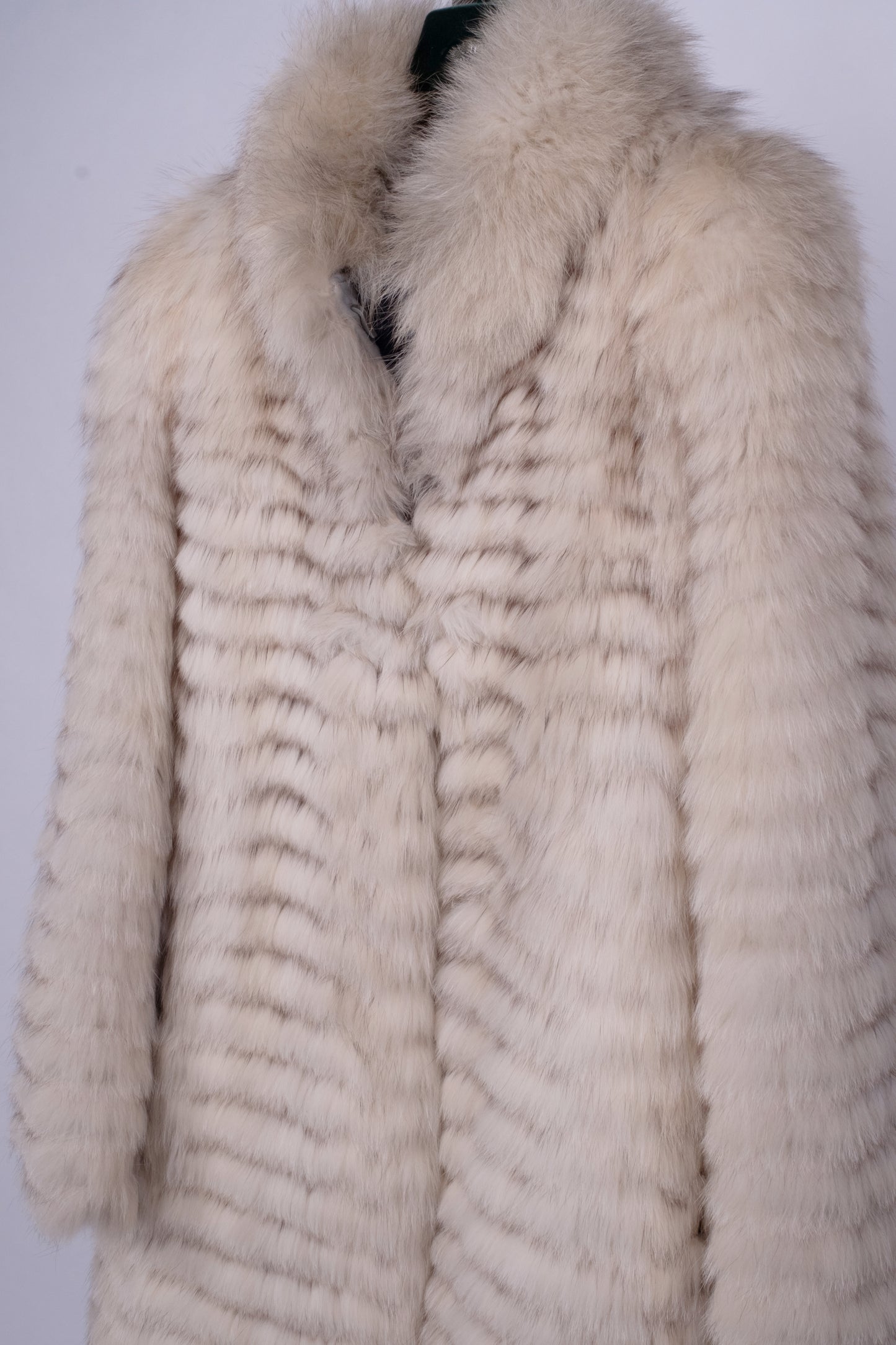 Vintage Silver Fox Fur Coat “Saphira”