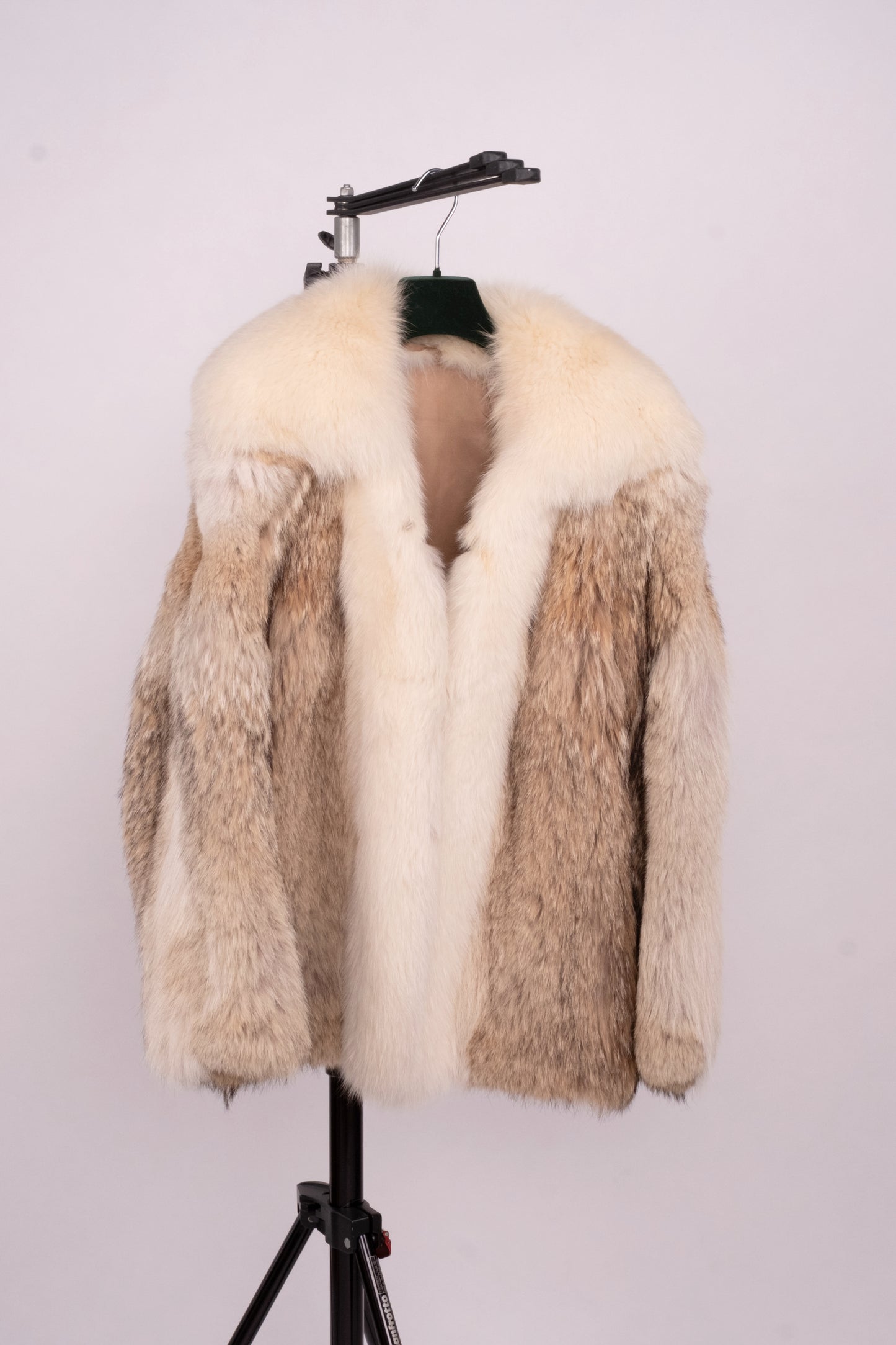 Vintage Golden Brown Fur Jacket “Anouk”