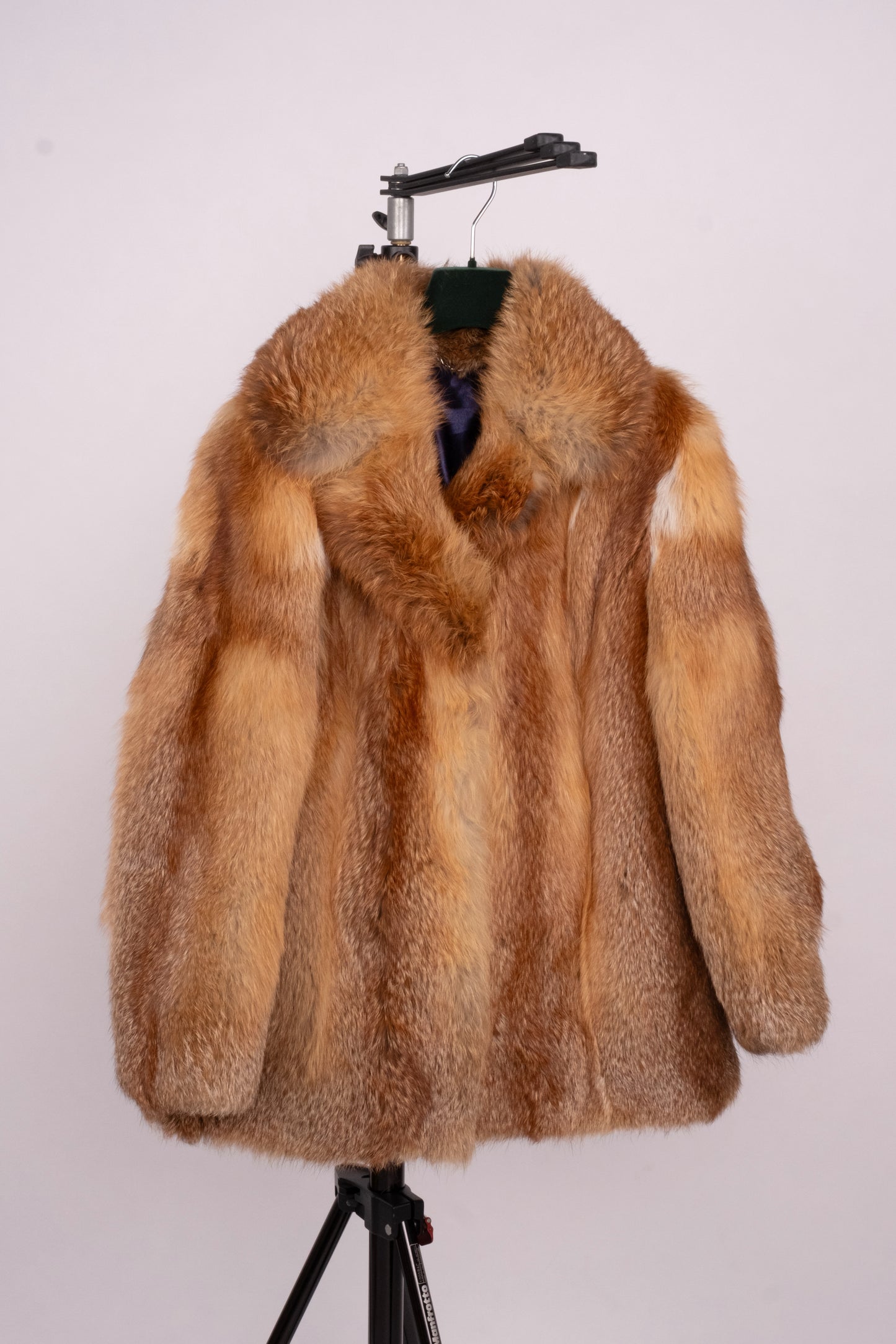 Vintage Red Fox Fur Jacket “Isolde”