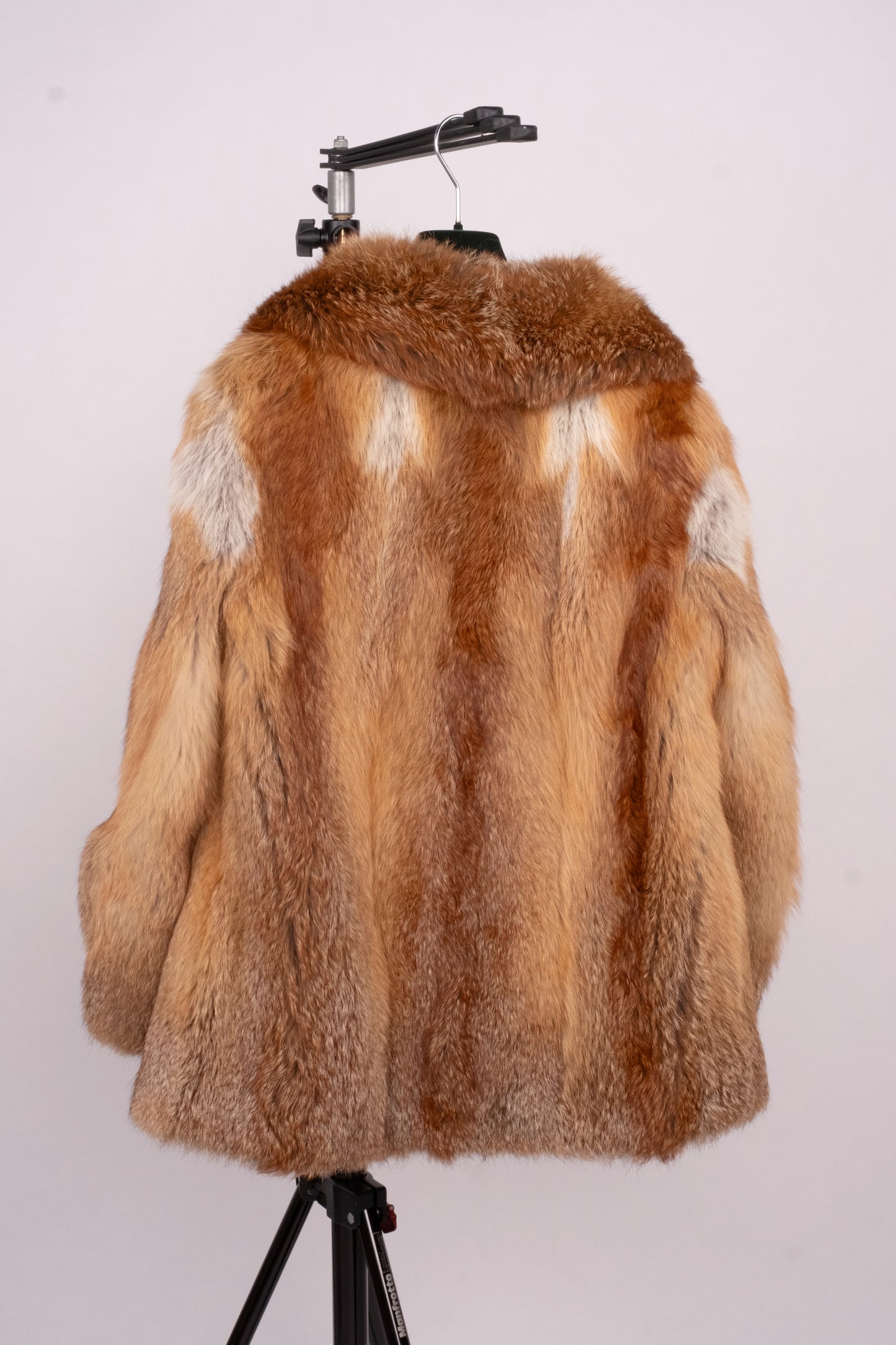 Vintage Red Fox Fur Jacket “Isolde”