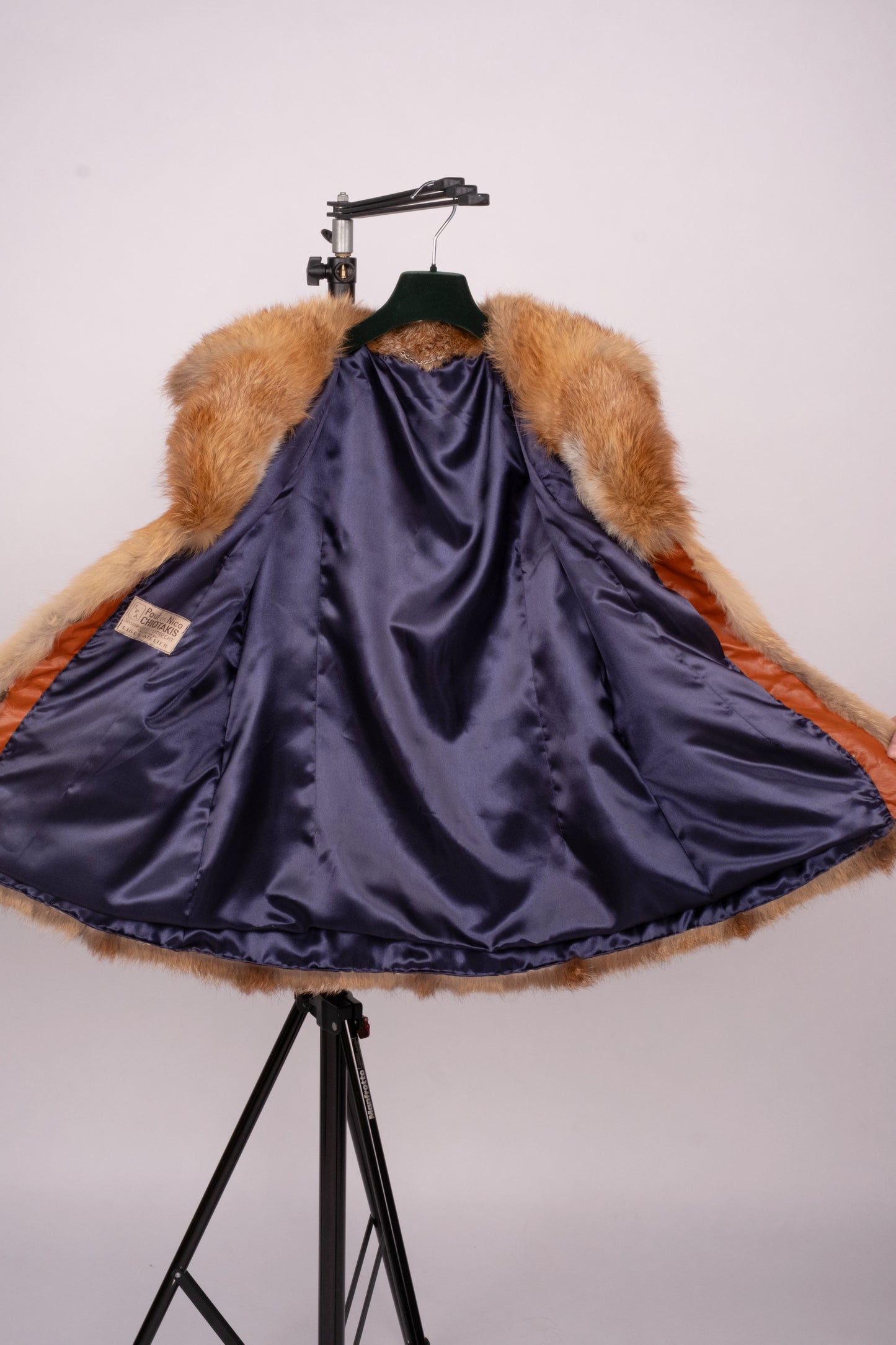 Vintage Red Fox Fur Jacket “Isolde”