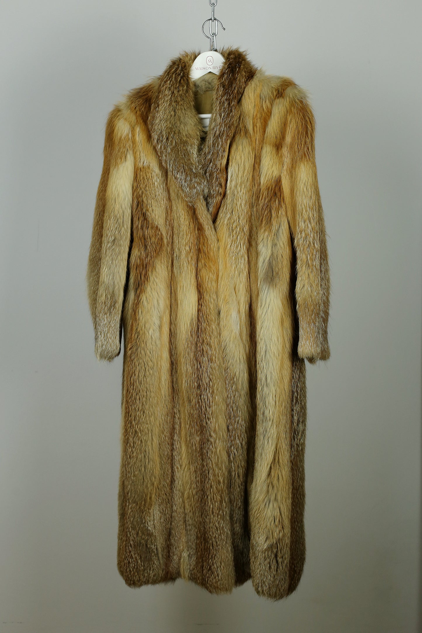 Vintage red fox coat "Celeste"
