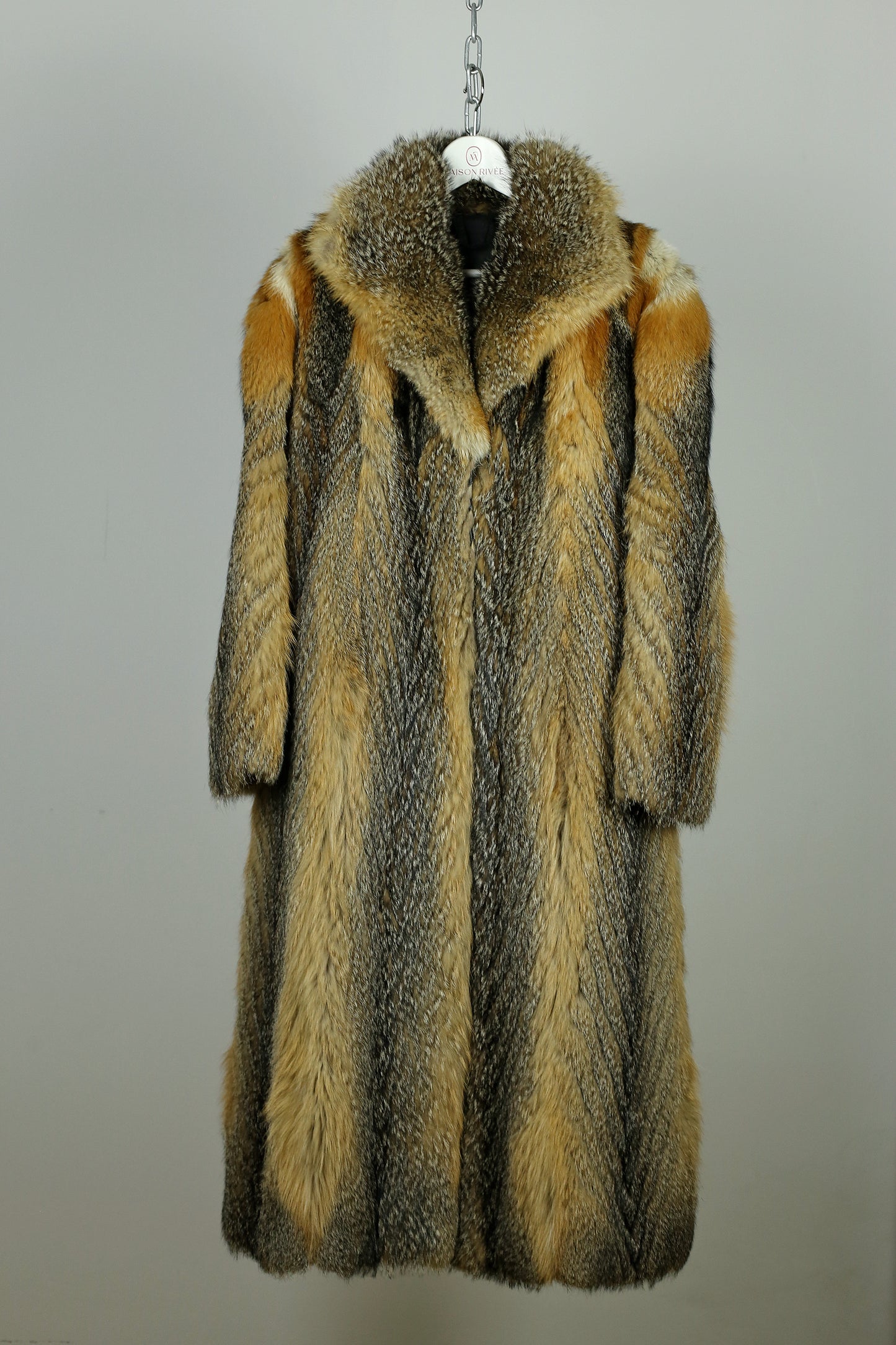 Vintage Golden Fox Coat “Elida”