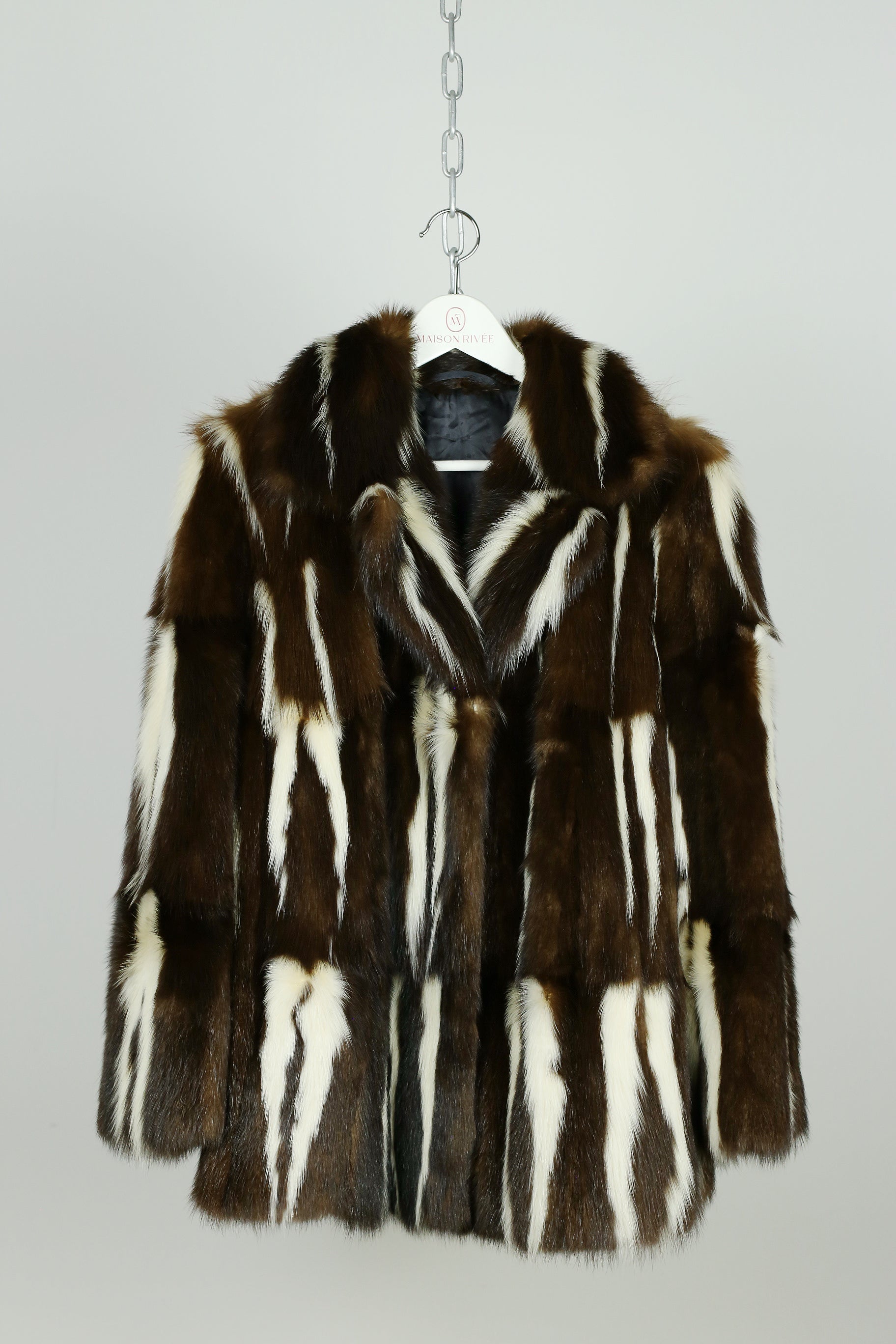 Premium Vintage Skunk Fur Jacket 