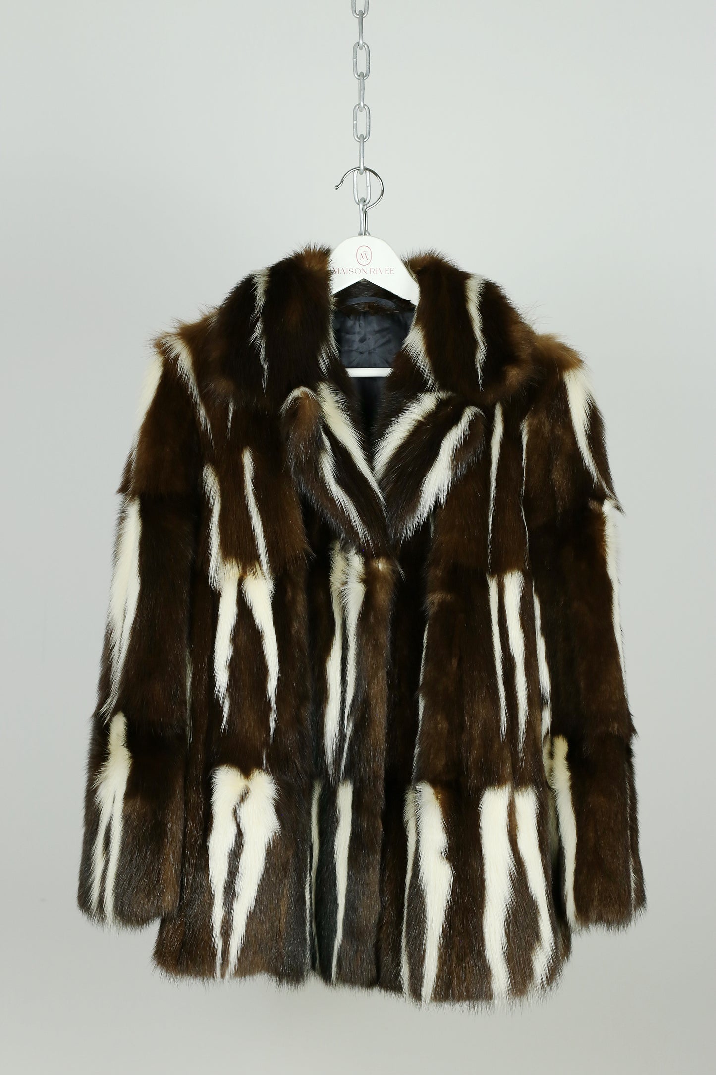 Premium Vintage Skunk Fur Jacket "Georgia'