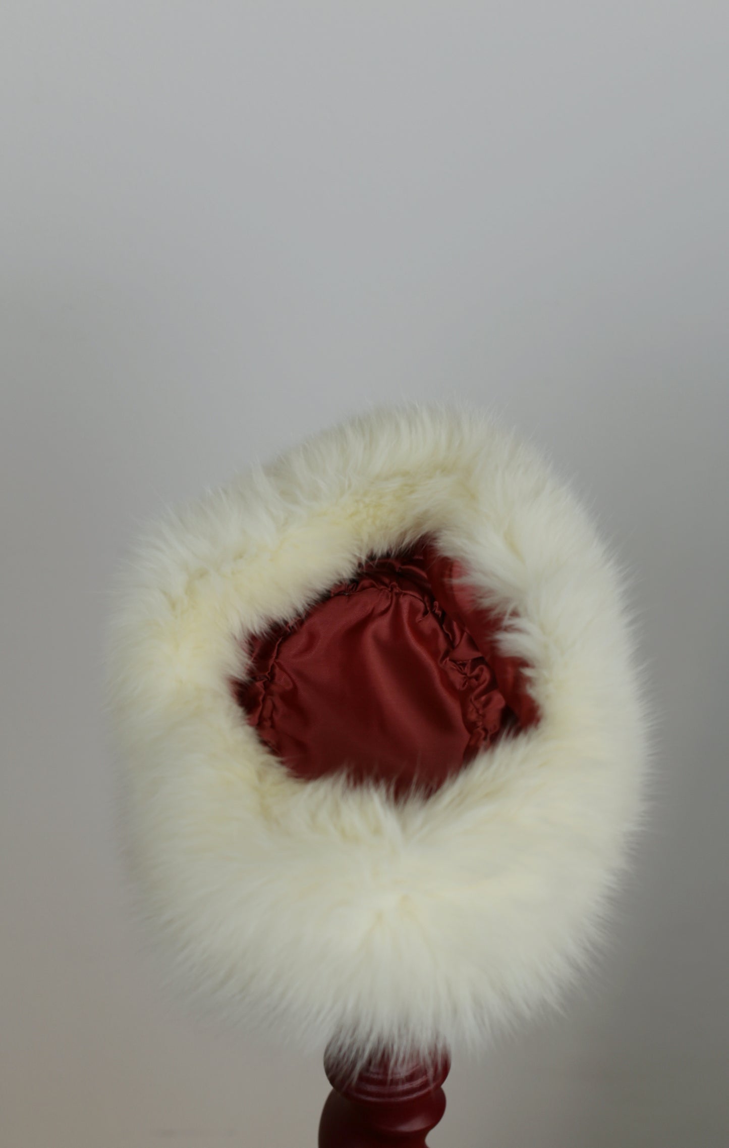 Cream White Vintage Mink Jacket with Hat "Nima"