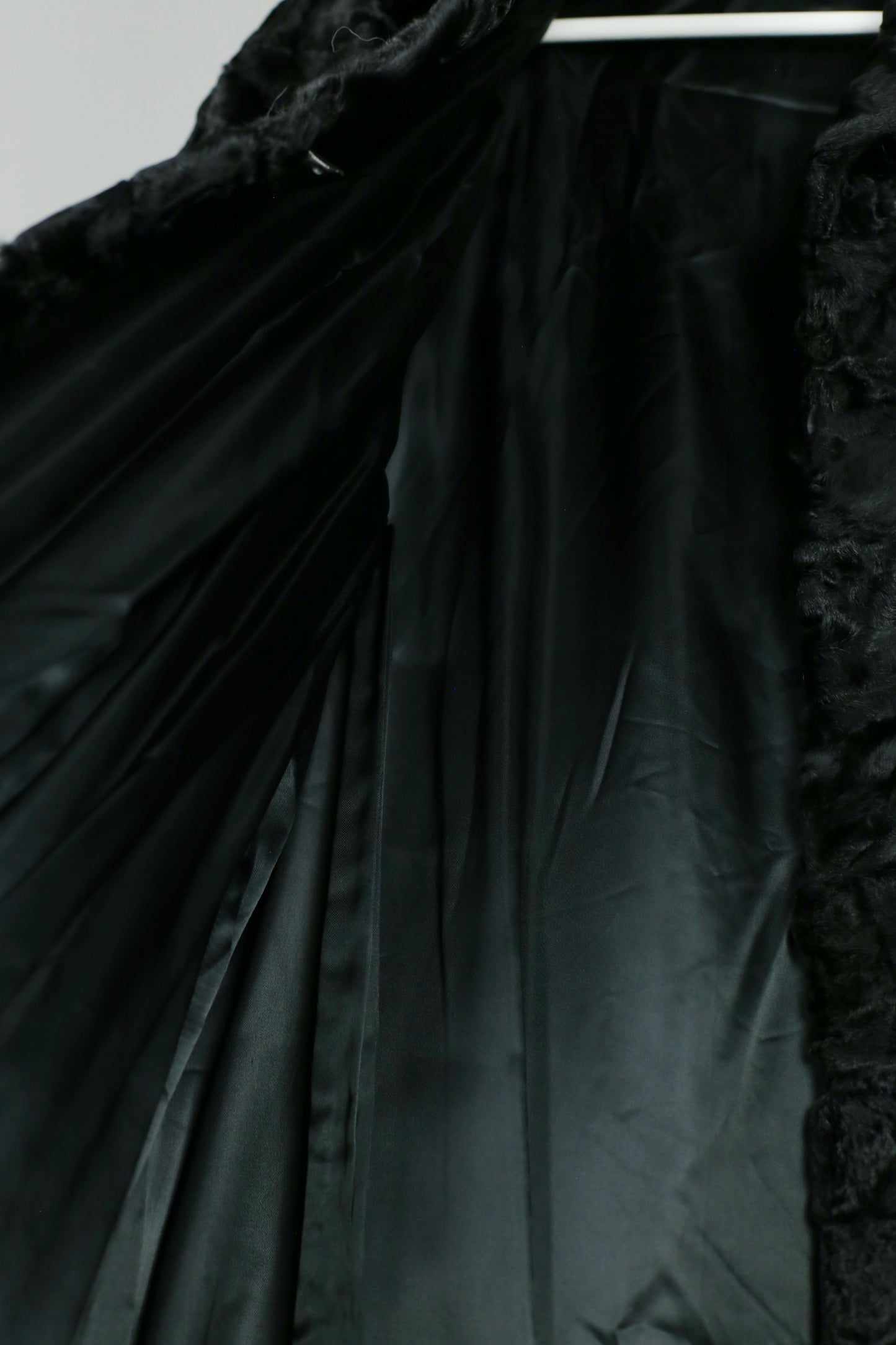 The Sleek Black Persianer Lamb Coat (Karakul) "Naomi"