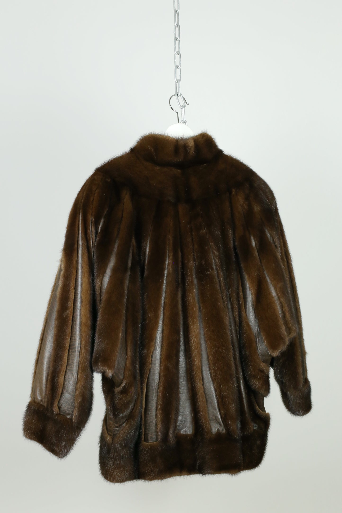 Premium Mink Leather Bomber Jacket "Tabea"