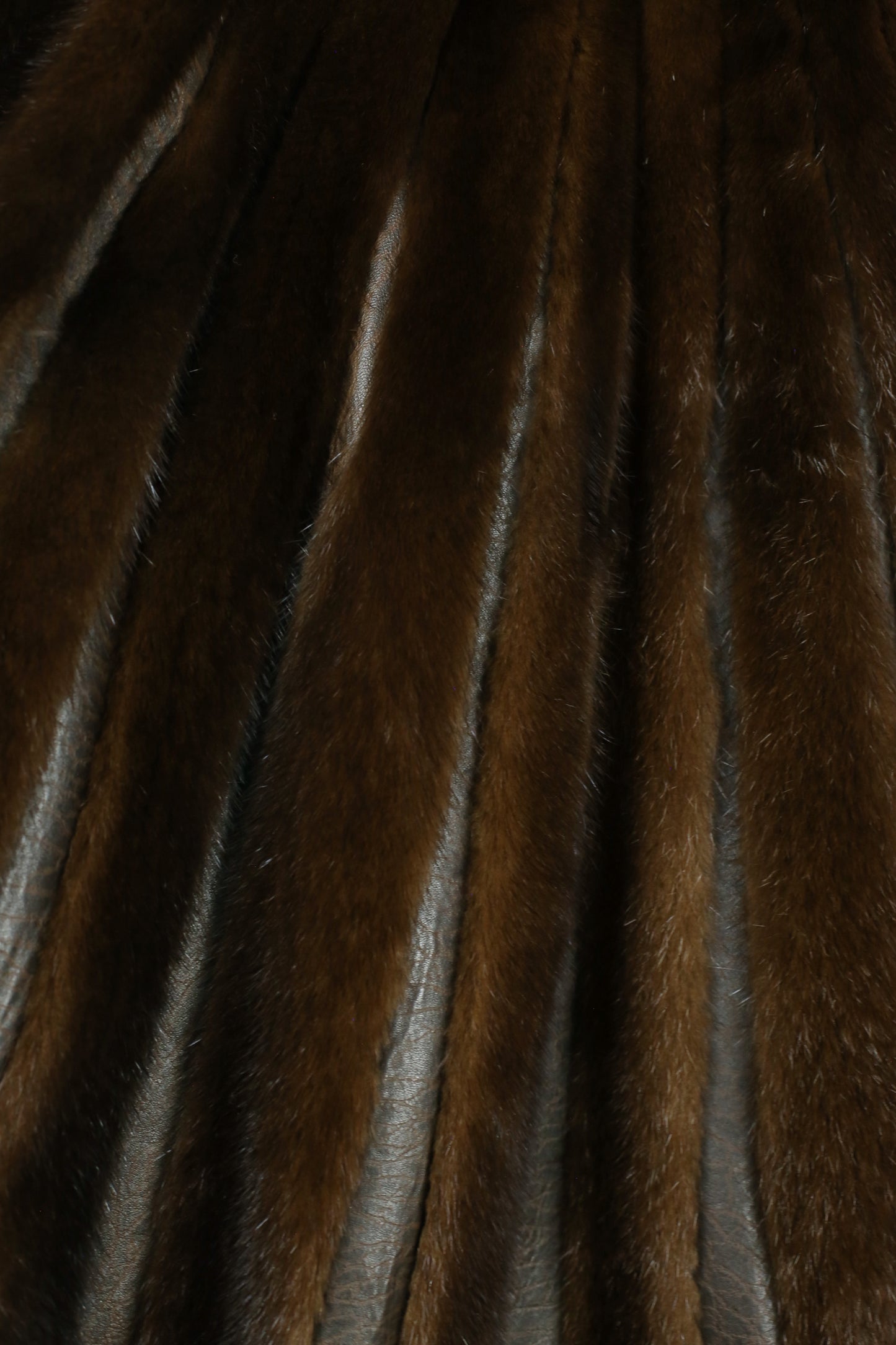 Premium Mink Leather Bomber Jacket "Tabea"