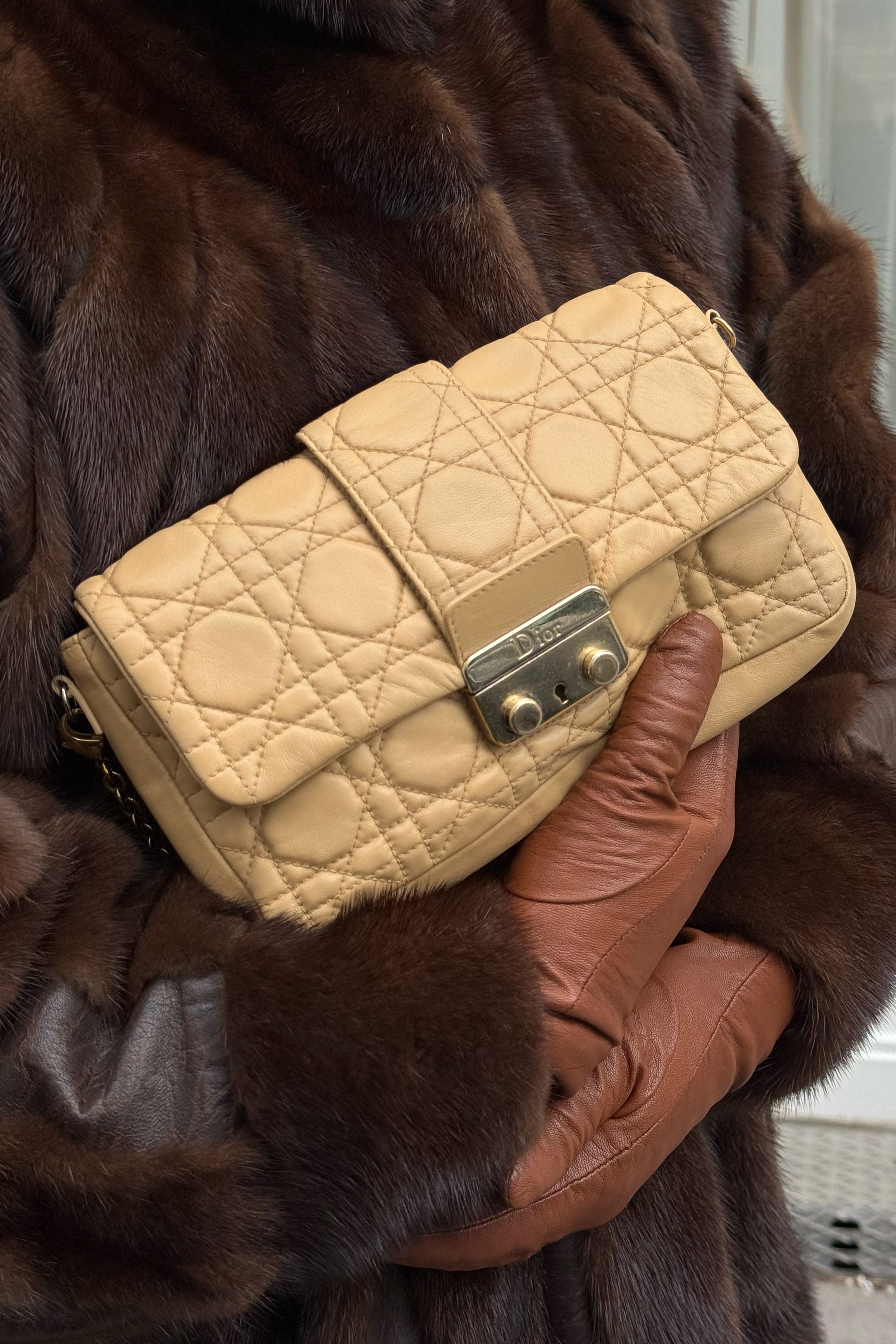 Dior vintage ポシェット クロスボディバッグ Vintage Dior Cannage Cross-Body Bag with Chain – Maison Rivée