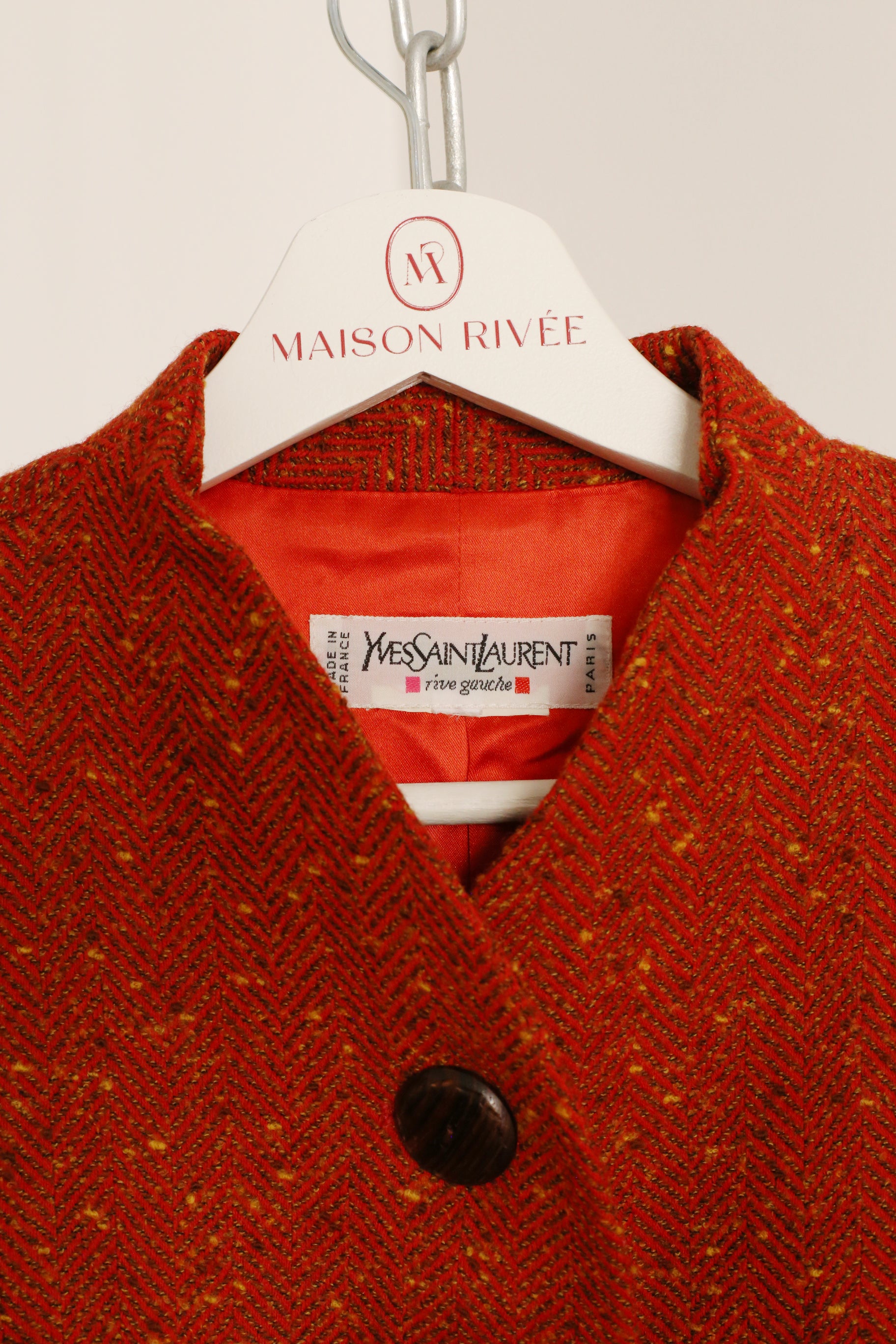 Yves Saint Laurent Rive Gauche Textured Wool Blazer – Maison Rivée Yves Saint Laurent Rive Gauche Textured Wool Blazer – Maison Rivée