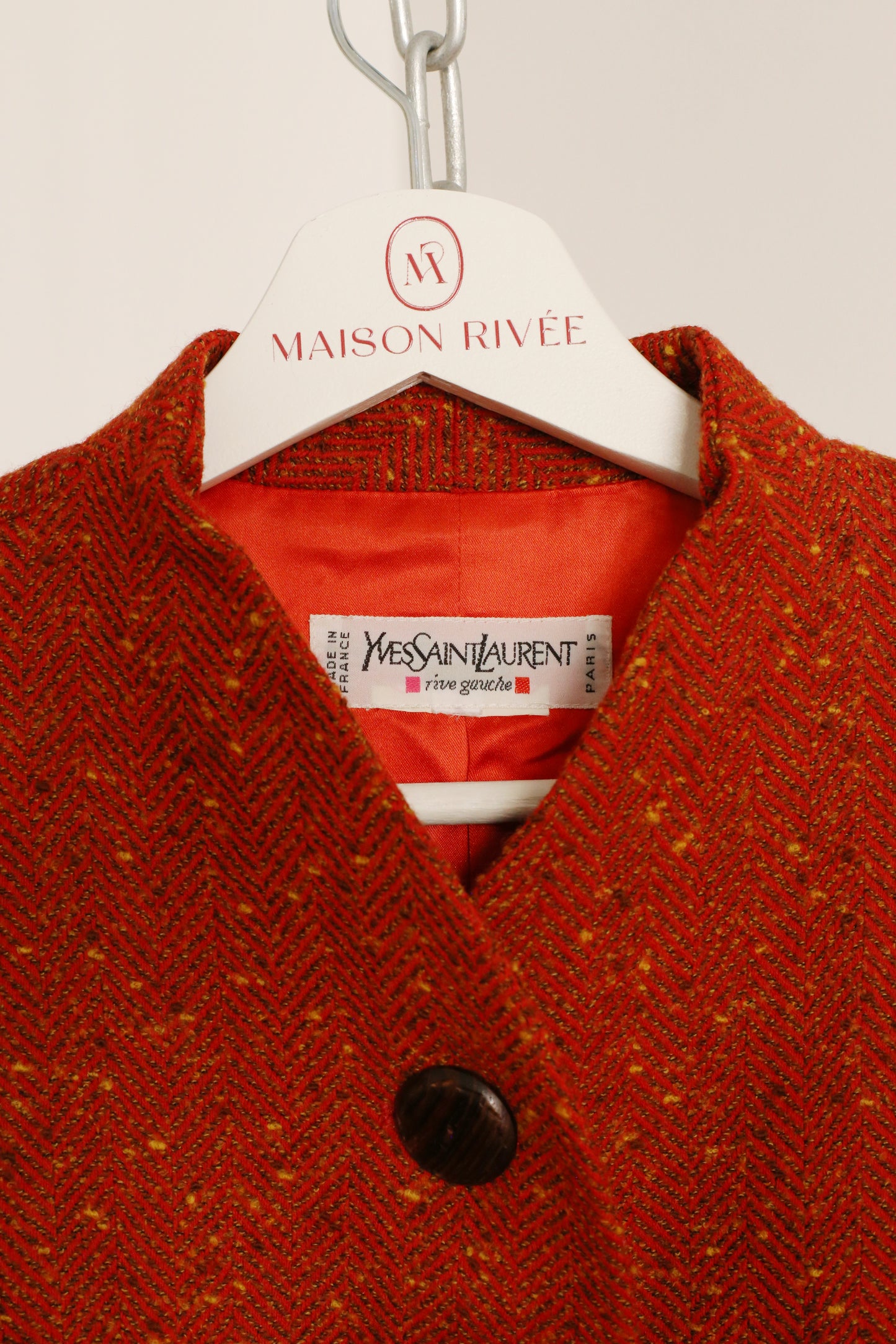 Yves Saint Laurent Rive Gauche Textured Wool Blazer